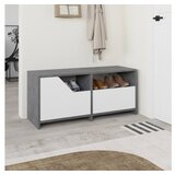 Hanah home nexus shoe cabinet - grey, white greywhite shoe cabinet | ePonuda.com