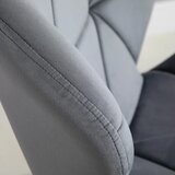  Set od 2 barske stolice tapecirane metalni okvir naslon baršunasti izgled podesiva visina 360° | shoptok.hr