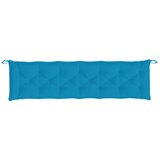  Jastuk za vrtnu klupu svjetloplavi 200x50x7 cm tkanina Oxford | shoptok.hr