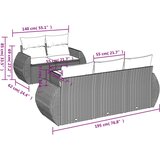  6-dijelni set vrtnih sofa od poliratana s jastucima smeđi | shoptok.hr