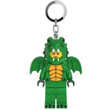 Lego Minifigure privezak za ključeve sa svetlom: Devojka u kostimu zelenog zmaja ( LGL-KE224H ) Cene