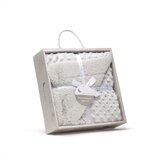 Interbaby Dvostrana Dekica Lamb 80x100cm Bubble Grey | shoptok.hr