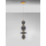 Nova Luce Siva metalna LED viseća svjetiljka sa staklenim sjenilom ø 25,5 cm Navi – | shoptok.hr