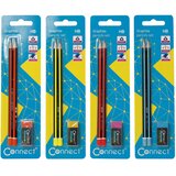 Olovka grafitna HB trokutasta pk2+gumica Connect blister | shoptok.hr