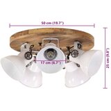  Stropna svetilka 25 W bela 50x50x25 cm E27, (21643884) | Shoptok.si