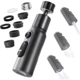  360° rotatable multifunctional tap aerator with 3 modes - water saver for kitchen & bathroom (black) | eyn DEL1712 - a | Shoptok.si