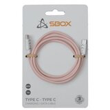S Box 60W kabl za punjač USB-C na USB-C roze | ePonuda.com