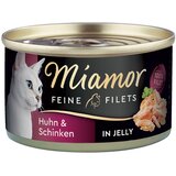 Miamor Feine Filets 6 x 100 g - Piščanec & šunka v želeju Cijene