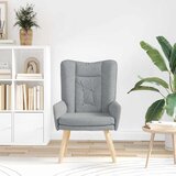  Fotelja Svijetlo siva 63 x 67 x 94 cm Tkanina i šperploča | Eponuda.ba