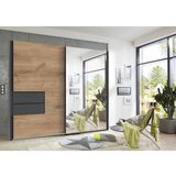 Stylife OMARA Z DRSNIMI VRATI, barve grafita, barve hrasta | Shoptok.si