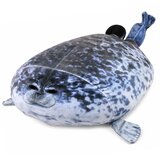  Plišana maskota tuljana, prirodna boja, siva, 38 cm | shoptok.hr