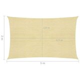  Jedro za zaštitu od sunca 160 g/m² bež 2 x 5 m HDPE | shoptok.hr