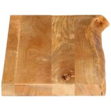 Stolna ploča sa živim rubom 90x40x2,5 cm od masivnog drva manga | shoptok.hr