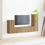  Komplet TV omaric 3 pcs Umetni hrast Konstruiran les, (5000132346) | Shoptok.si