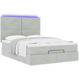  Otomanski krevet s madracima i LED 140x190 cm baršunasti | Eponuda.ba