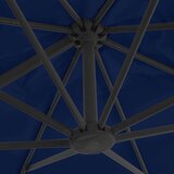  Konzolni suncobran s aluminijskom šipkom 3 x 3 m azurno plavi | shoptok.hr