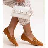 Gemre Brown Zamari Loafers with Buckle | Shoptok.si