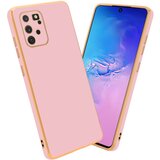 Cadorabo Ohišje, združljiv s Samsungom v sijajnem roza - zlati - zaščitni pokrov iz fleksibilnega silikona TPU in z zaščito pred kamero, (20592918) Cene