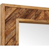  Ogledalo Zidne s ogledalom Smeđa 70 x 50 x 3 cm Stakl | Shoptok.si