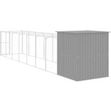  Kućica za pse s igralištem svjetlosiva 165x863x181 cm čelična | shoptok.hr