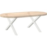  Noge za stolić u obliku slova X 2 kom bijele 70x(42-43) cm | shoptok.hr