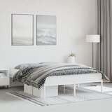 Metalni okvir za krevet bijeli 160x200 cm | shoptok.hr