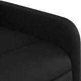 vidaXL Masažni naslonjač na podizanje od umjetne kože crni | shoptok.hr