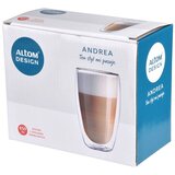 Altom design Termo Čaše za Kavu i Pića Andrea 450 ml - Set od 2 Čaše | shoptok.hr