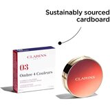 Clarins Ombre 4 Colour Eye Palette paleta sjenila za oči za dugotrajni efekt nijansa 10 Maple Gradation 4,2 g | shoptok.hr