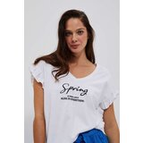 Marisse Women's T-Shirt L-Ts-4078 White Cene