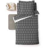 Douceur d intérieur Tamno siva pamučna posteljina za krevet za jednu osobu 140x200 cm Aristide – | shoptok.hr