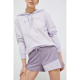 Ea7 Emporio Armani Kratke hlače ženski, vijolična barva | Shoptok.si