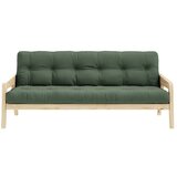 Karup Design Raztegljiv kavč Grab Natural Clear/Olive Green | Shoptok.si