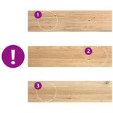 vidaXL Podloge za stopnice 8 kosov 100x25x2 cm trdna hrastovina | Shoptok.si