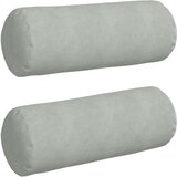  Valjkasti jastučići 2 pcs Svijetlo siva Ø 25 x 70 cm | shoptok.hr