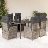  9-dijelni vrtni blagovaonski set sivi od poliratana | shoptok.hr