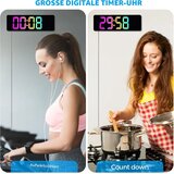 SUKEEN Digitalna stenska ura z daljinskim upravljanjem | Shoptok.si