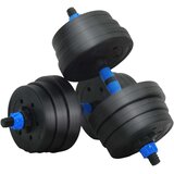  2-u-1 set bućica 30kg Crna i Plava Cement i pijesak od željeza | shoptok.hr