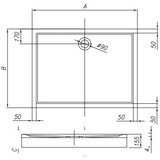 Kolpa San tuš kad z oblogo flamenco (model 3) 90 x 80/0 cm (3838987596141) | Shoptok.si