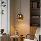  Luster na sajli MIRROR 1xE27/14W/230V zadimljeno-zlatna | Eponuda.com