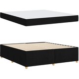 Krevetna konstrukcija s madracem Crna 180 x 200 cm tkanina | shoptok.hr