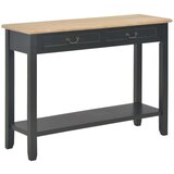  Konzolni stol crni 110 x 35 x 80 cm drveni | shoptok.hr