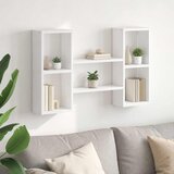  Zidna polica Bijela 102 x 17 x 59 cm Prerađeno drvo | shoptok.hr