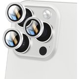 AVIZAR kamera iz kaljenega stekla za iphone 16 pro trdota 9H proti praskam, srebrna, (5000019059) | Shoptok.si