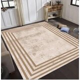 Tepih sa gumenom podlogom 160x230cm - Braon pravougaonici, TG-4112