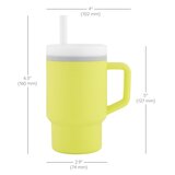 Infantino silikonska čaša 6m+,266ml, žuta | Eponuda.com