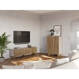 Marckeric Kremno bela/v naravni barvi omarica iz masivnega bora 90x120x43 cm Marlo – | Shoptok.si
