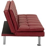 MID.YOU ZOFA S POSTELJNO FUNKCIJO, rdeča tekstil | Shoptok.si
