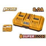 Ingco punjač za akumulatorski alat FCLI2082 20V super | ePonuda.com