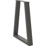  Noge za blagovaonski stol V-oblika 2 kom antracit 50x(72-73,3) cm čelik | shoptok.hr